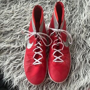 Nike Hyperdunk Red White Silver 749645 605 Basketball Shoe Men’s Sz 15